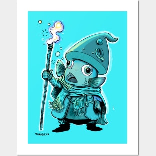 Brightcast Fish Wizard Posters and Art